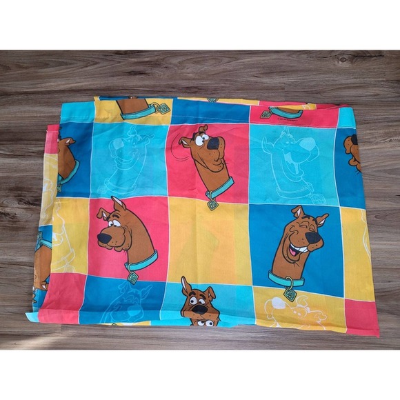 Vtg 1999 Hanna-Barbera Scooby-Doo Dan River Flat Twin Sheet - Picture 2 of 5